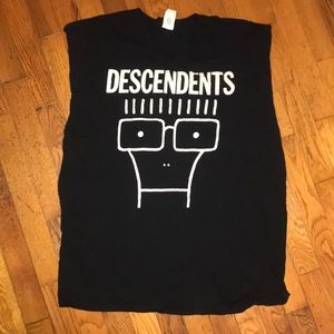 Descendants Punk Rock Cut Off T Shirt XL